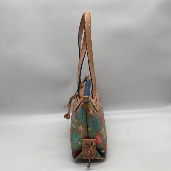 Dooney & Bourke Green Pebbled Grain leather Doodle Shoulder Bag - Picture 3 of 11